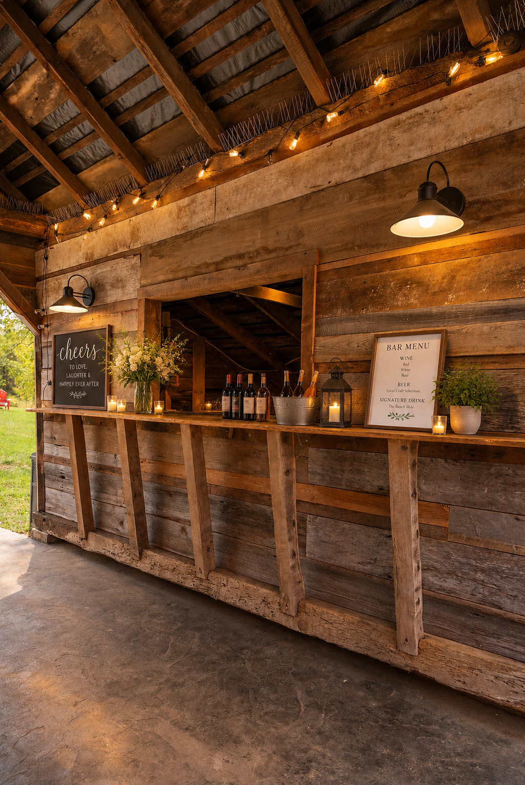 Corncrib bar